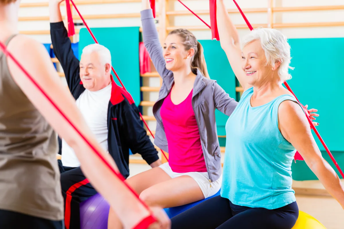 A low impact class suitable for over 50's